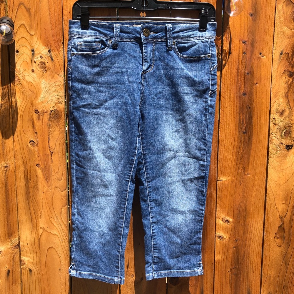 Blue Spice Denim Capri Pants